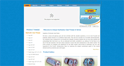Desktop Screenshot of hydraulicgearpump.co.in