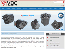 Tablet Screenshot of hydraulicgearpump.com